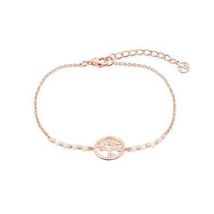 Argento Rose Gold Tree of Life Bracelet - Rose Gold