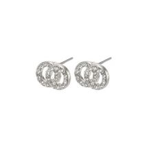 Pilgrim Silver Victoria Crystal Earrings