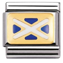 Nomination Scottish Flag Charm