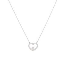 Argento Silver Claddagh Heart Necklace - 45cm