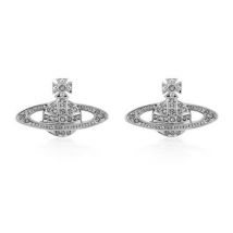 Vivienne Westwood Mini Bas Silver Earrings - Silver