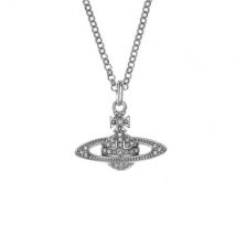 Vivienne Westwood Mini Bas Silver Necklace - Silver