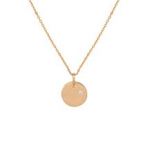 August Woods Rose Gold Crystal Orb Necklace - Assorted