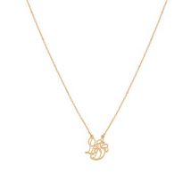 August Woods Rose Gold Love Script Necklace - Assorted