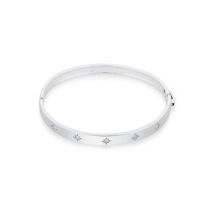 August Woods Silver Crystal Star Bangle