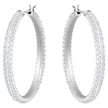 Swarovski Stone Hoop Earrings