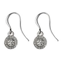 Pilgrim Silver Drop Clementine Earrings
