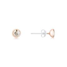 Karma Rose Gold April Stud Earrings