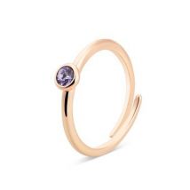 Karma Rose Gold December Adjustable Ring