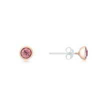 Karma Rose Gold February Stud Earrings