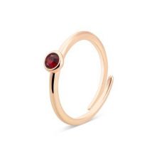 Karma Rose Gold January Adjustable Ring