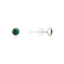 Karma Rose Gold May Stud Earrings - Rose Gold