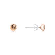 Karma Rose Gold November Stud Earrings