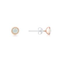 Karma Rose Gold October Stud Earrings