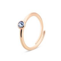 Karma Rose Gold September Adjustable Ring