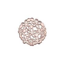 Argento Large Rose Gold Flower Disc