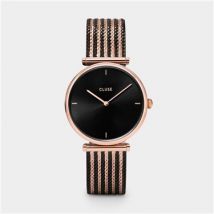 CLUSE Triomphe Rose Gold & Black Watch - Rose Gold