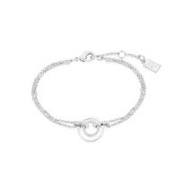 August Woods Silver Ripple Effect Bracelet