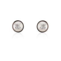 Vivienne Westwood Silver Olga Pearl Earrings - Silver