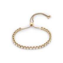 Pilgrim Gold Crystal Luna Pull Bracelet