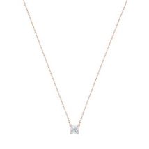 Swarovski Attract Rose Gold Square Necklace