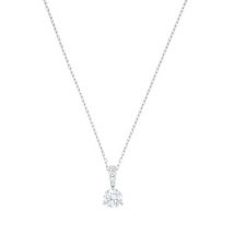 Swarovski Solitaire 7mm Necklace - One Size