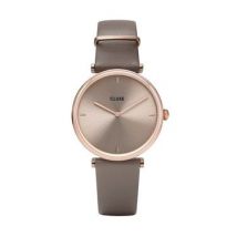 CLUSE Triomphe Taupe Leather Watch