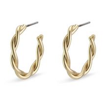 Pilgrim Gold Naja Hoop Earrings