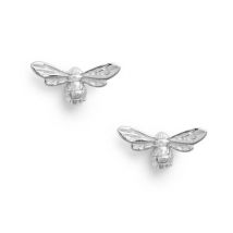 Olivia Burton Lucky Bee Silver Earrings