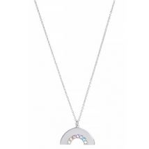 Olivia Burton Silver Rainbow Necklace - Silver