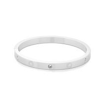 Kate Spade New York Silver Infinite Spade Bangle