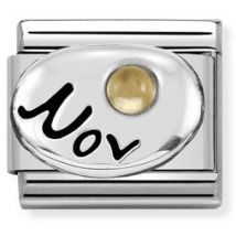 Nomination November Citrine Birthstone Charm
