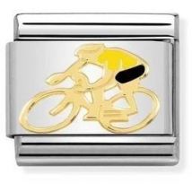Nomination Yellow Cyclist Charm