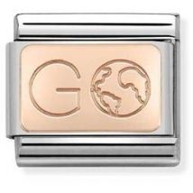 Nomination Rose Gold Go With Earth Charm