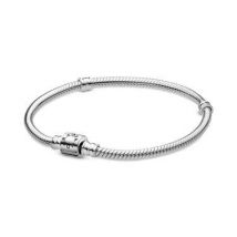 Pandora Moments Barrel Clasp Snake Chain Bracelet - 16cm