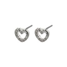 Pilgrim Silver Edie Heart Earrings