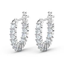 Swarovski Vittore Silver Mini Hoop Earrings