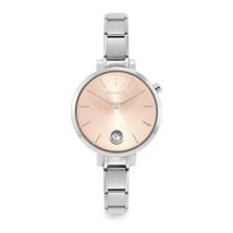 Nomination Silver & Rose Gold Paris Crystal Watch