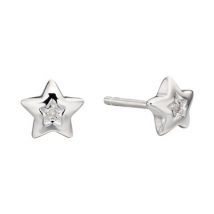 Little Star Noor Diamond Star Stud Earrings