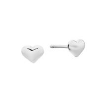 Little Star Phoebe Plain Heart Stud Earrings