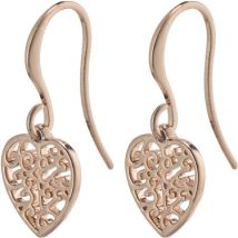 Pilgrim Rose Gold Felice Heart Earrings - Rose Gold