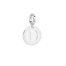 Rebecca Silver Letter D Charm - Silver