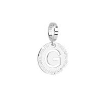 Rebecca Silver Letter G Charm - Silver