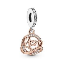 Pandora Mixed Metal Mum Dangle Charm