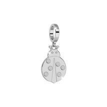 Rebecca Silver Lucky Ladybird Charm - Silver