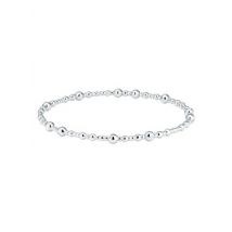 Ted Baker Silver Crystal Bubble Bangle - Silver