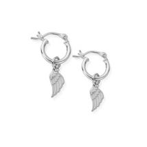 ChloBo Silver Divinity Within Hoop Earrings - Silver