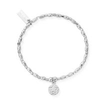 ChloBo Silver Soul Glow Star Bracelet - Silver