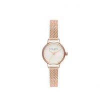Olivia Burton Mini Rose Gold Boucle Mesh Watch