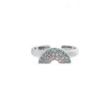 Olivia Burton Rainbow Silver Ring